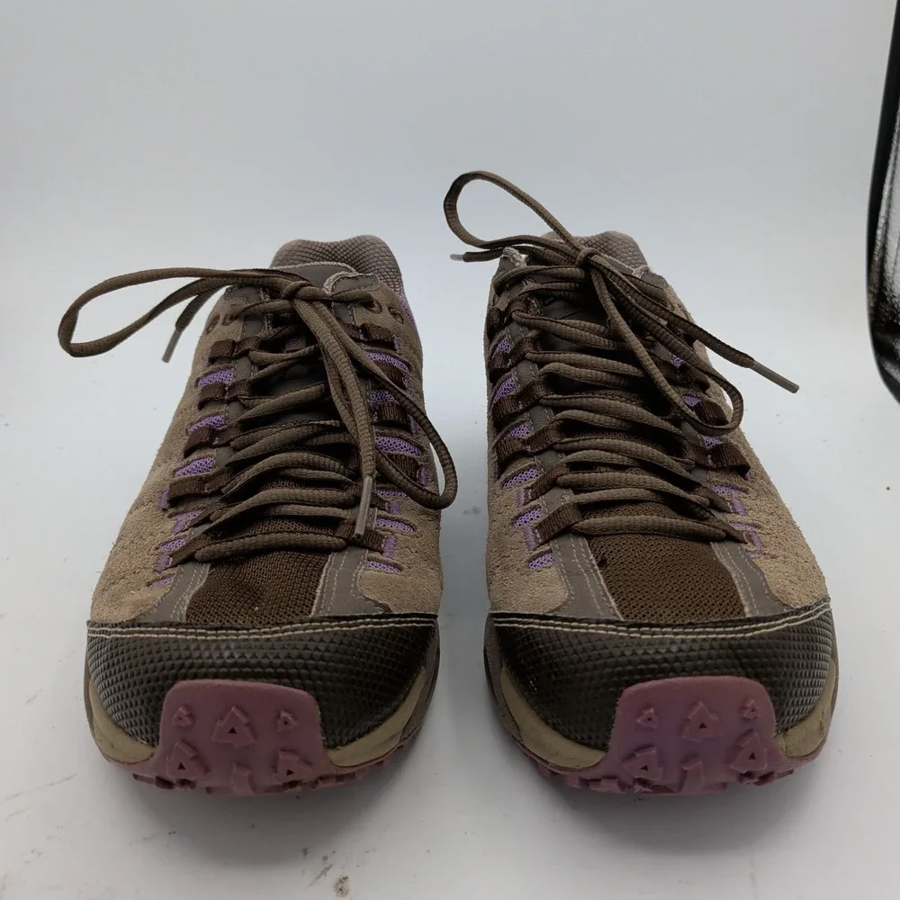 Columbia Master OutDry Waterproof Hiking Shoes Brown Purple BL3696-205 Womens 10
